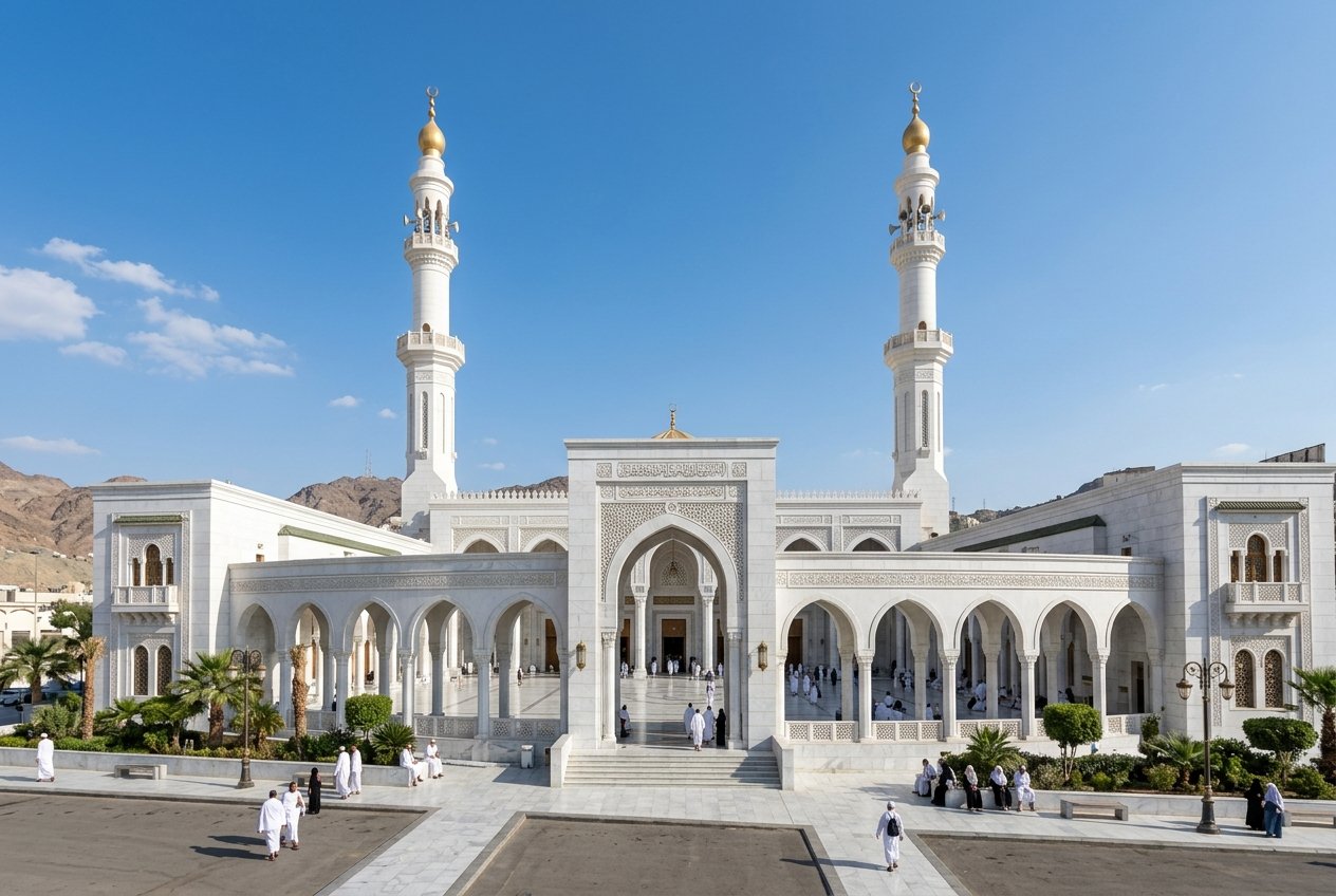 Masjid al-Taneem Masjid Aisha Miqat stop Makkah